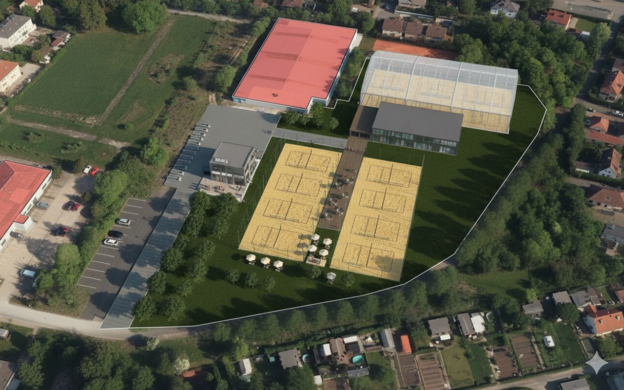 KI Bild des geplanten Beachcampus